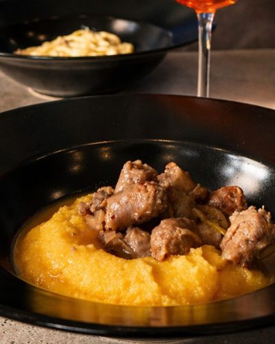 polenta e salsiccia